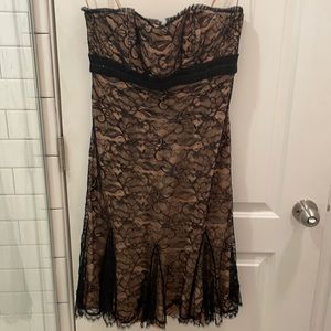 Black lace dress